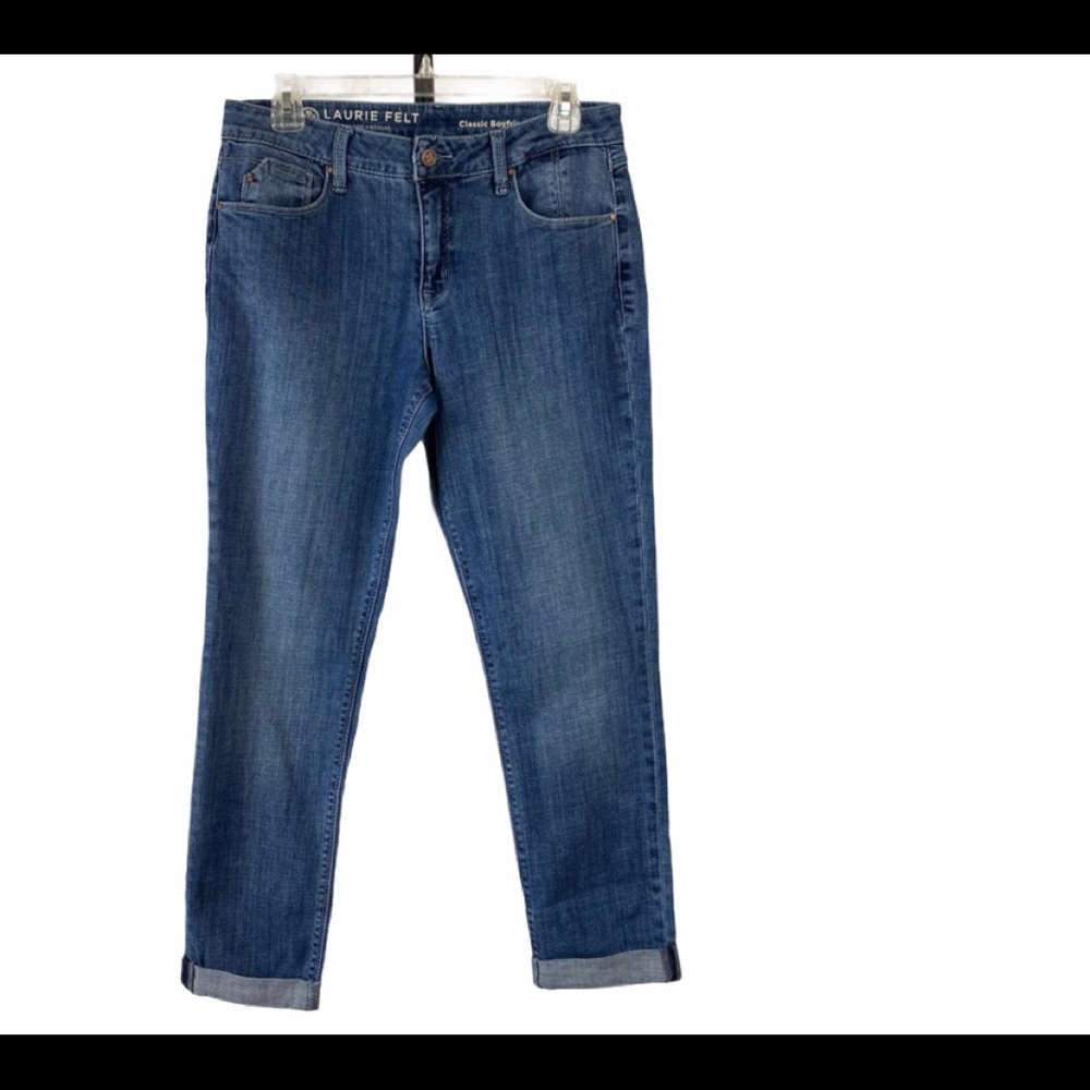 Lauri Felt Classic Boyfriend Cuffed Jean NWOT
